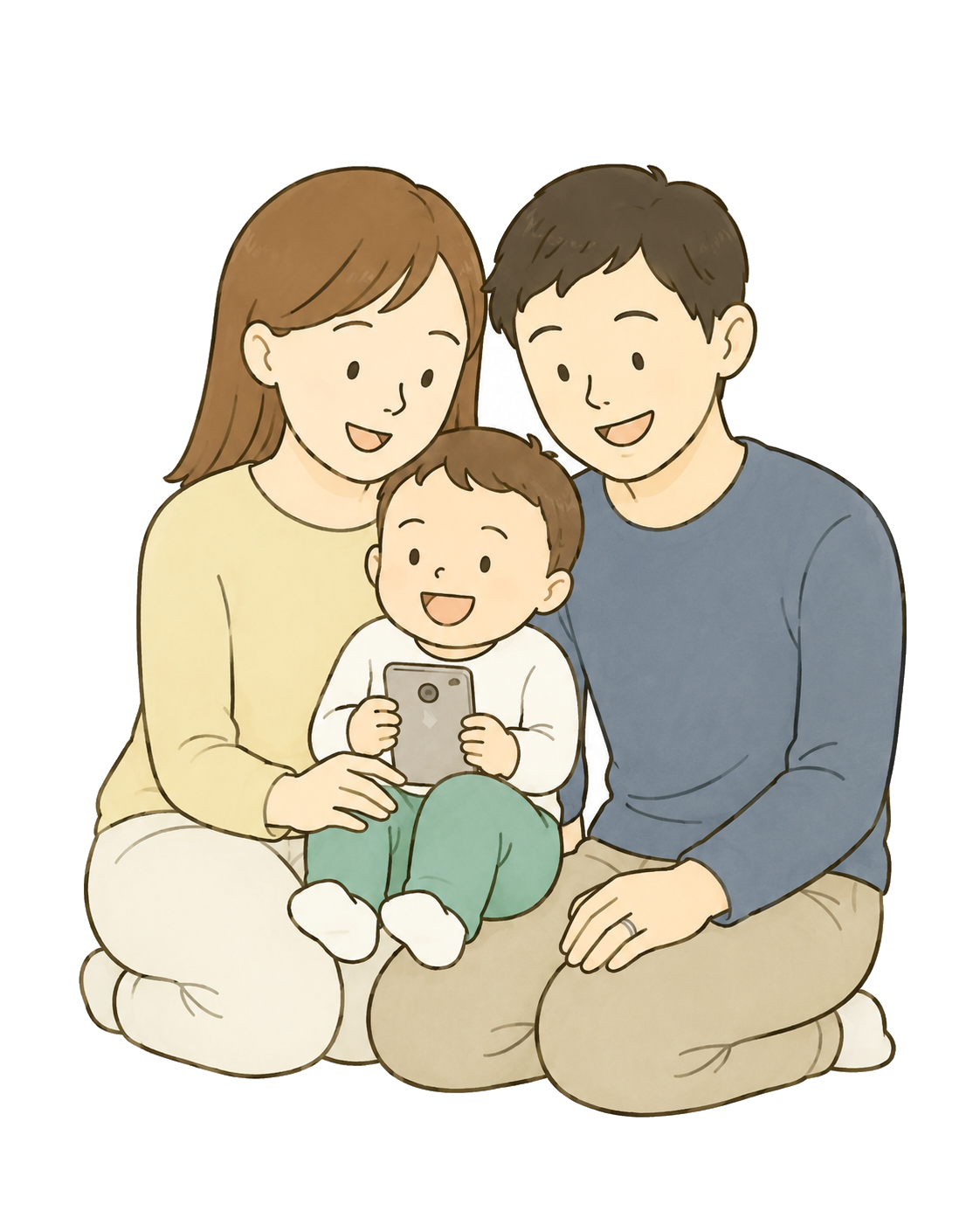 家族のイラスト