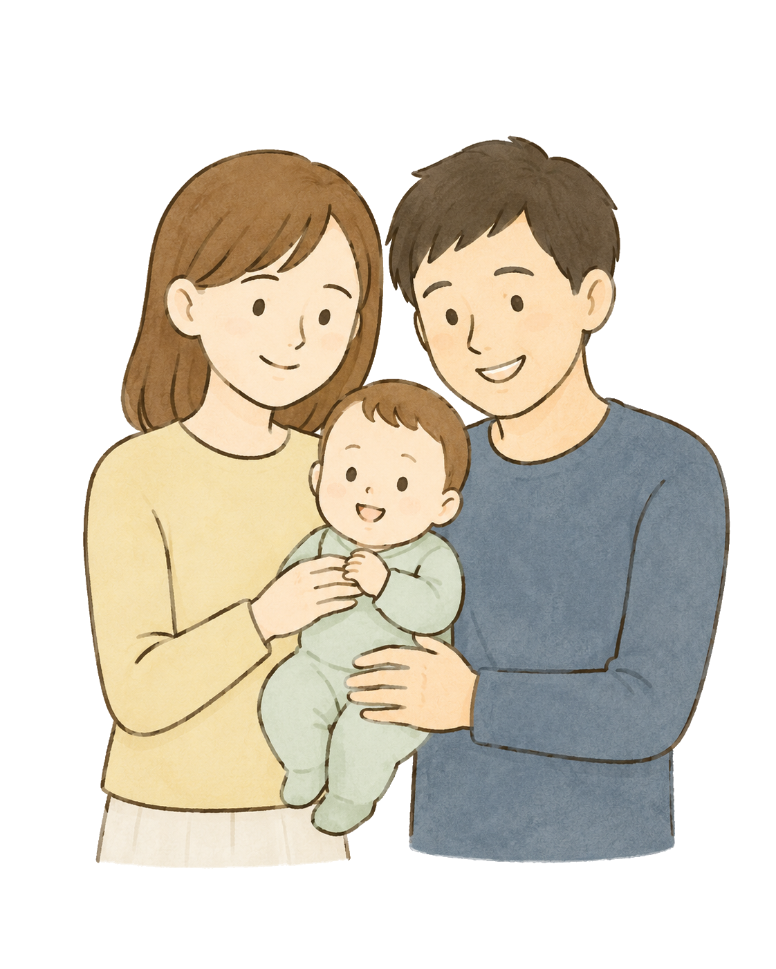 家族のイラスト